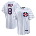 C.Cubs #8 Ian Happ Player White Limited Home Game Hdoa Stitched Jerseys
