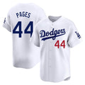 LA.Dodgers #44 Andy Pages Player White Limited Home Hdoa Stitched Jerseys