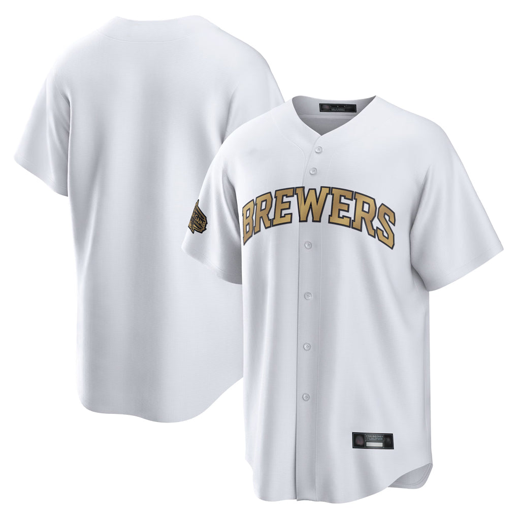 M.Brewers ## Brewers Blank Player Gold Home Game Hdoa Stitched Jerseys