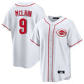 C.Reds #9 Matt McLain Player White Game Home Hdoa Stitched Jerseys