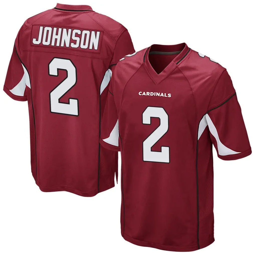 A.Cardinals #2 Will Johnson Player Cardinal Home Game Hdoa Stitched Jerseys
