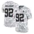 D.Cowboys #92 Quinnen Williams Player Arctic Camo Salute to Service Limited Home Game Hdoa Stitched Jerseys