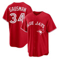T.Blue Jays #34 Kevin Gausman Player Red Home Limited Hdoa Stitched Jerseys