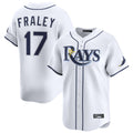 T.Bay Rays #17 Jake Fraley Player White Home Limited Hdoa Stitched Jerseys
