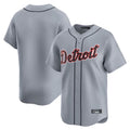 D.Tigers ## Tigers Blank Player Gray Home Limited Hdoa Stitched Jerseys