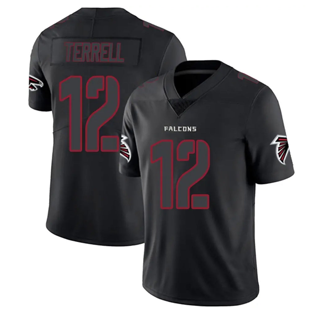 A.Falcons #12 Avieon Terrell Player Black Impact Limited Game Hdoa Stitched Jerseys