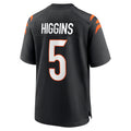 C.Bengals #5 Tee Higgins Player Black Home Game Hdoa Stitched Jerseys