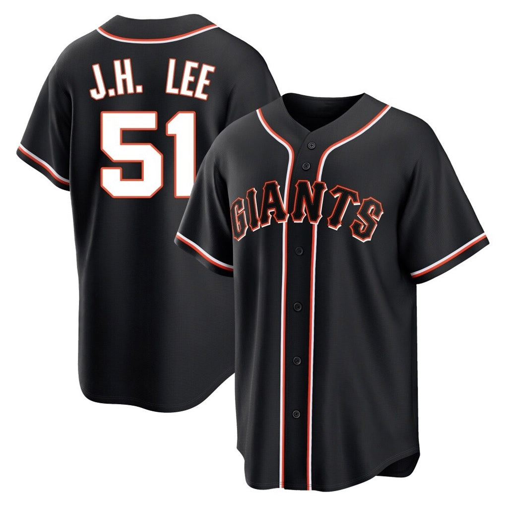 SF.Giants #51 Jung Hoo Lee Player Black Fashion Out Home Limited Hdoa Stitched Jerseys
