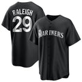 S.Mariners #29 Cal Raleigh Player Black Home Limited Hdoa Stitched Jerseys
