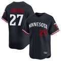 M.Twins #27 Ryan Jeffers Player Navy Home Limited Hdoa Stitched Jerseys