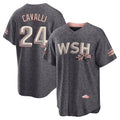 W.Nationals #24 Cade Cavalli Player Gray City Connect Hdoa Stitched Jerseys