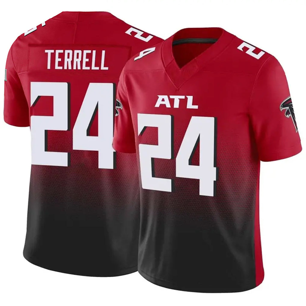 A.Falcons #24 A.J. Terrell Jr. Player Red Vapor F.U.S.E. Limited Hdoa Stitched Jerseys