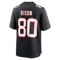 A.Falcons #80 Andre Rison Player Black Throwback Limited Home Game Hdoa Stitched Jerseys