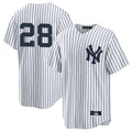 NY.Yankees #28 Austin Wells Player White Game Hdoa Stitched Jerseys