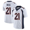 D.Broncos #21 Riley Moss Player White Vapor Untouchable Limited Home Game Hdoa Stitched Jerseys