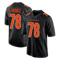 C.Bengals #78 Anthony Munoz Player Black Fashion Game Hdoa Stitched Jerseys