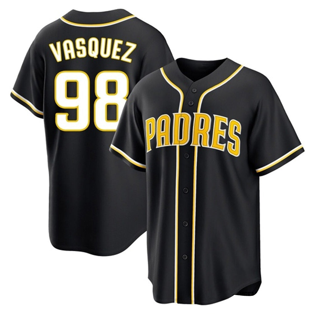 S.Diego Padres #98 Randy Vasquez Player Black 2026 Fashion Home Hdoa Stitched Jerseys