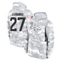 D.Broncos #27 J.K. Dobbins Player Arctic Camo Salute to Service Hoodies Limited Game Hdoa Stitched Jerseys