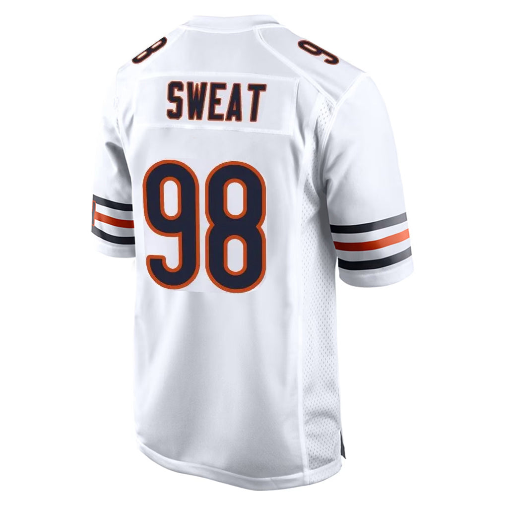 C.Bears #98 Montez Sweat Player White Home Game Hdoa Stitched Jerseys