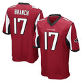 A.Falcons #17 Zachariah Branch Player Red Color Vapor Home Game Hdoa Stitched Jerseys