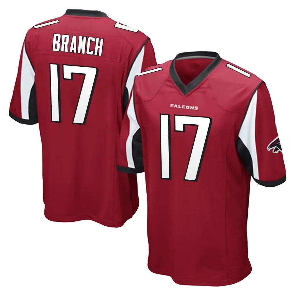 A.Falcons #17 Zachariah Branch Player Red Color Vapor Home Game Hdoa Stitched Jerseys