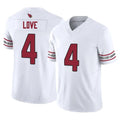 A.Cardinals #4 Jeremiyah Love Player White Vapor F.U.S.E. Limited Home Game Hdoa Stitched Jerseys