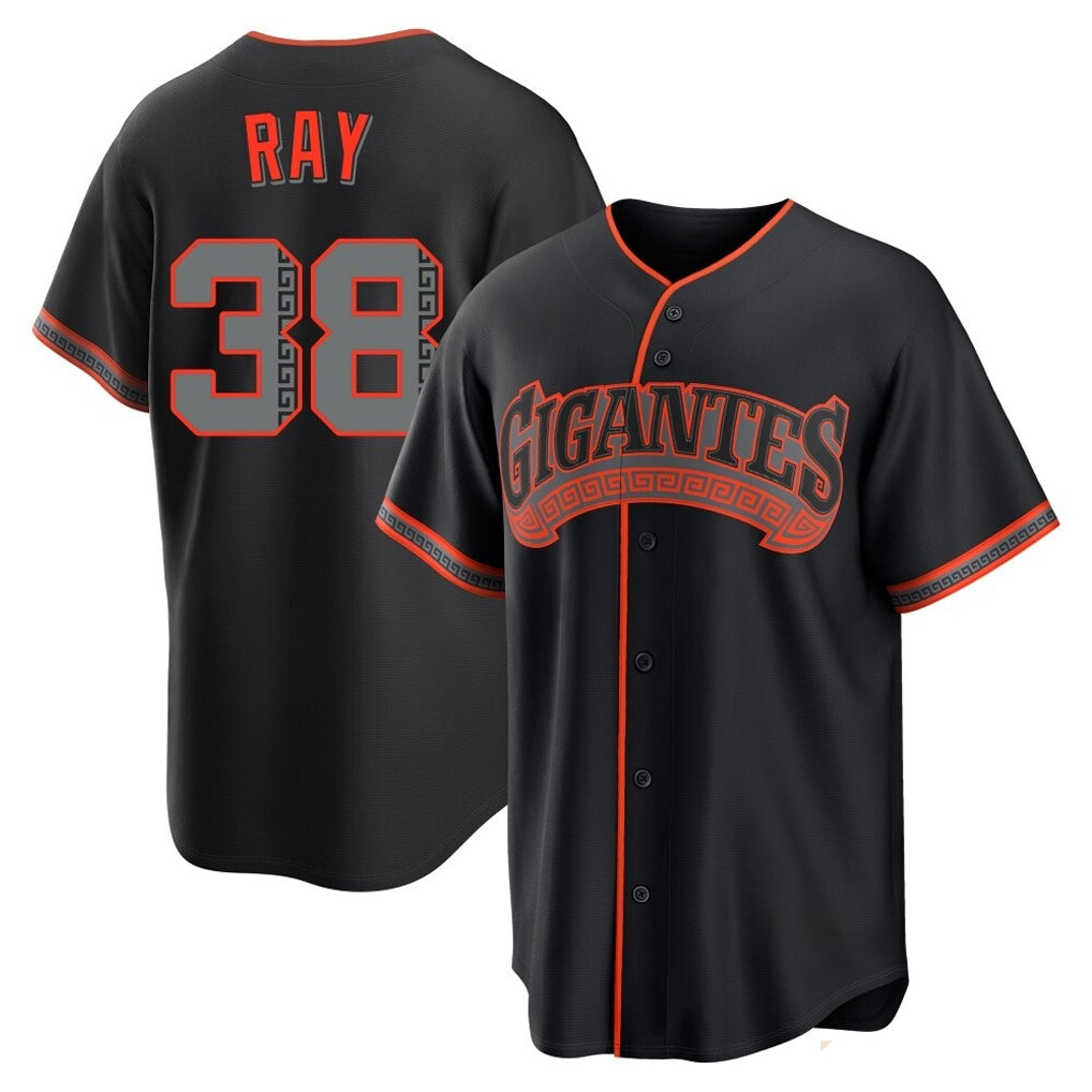 SF.Giants #38 Robbie Ray Player Black Alternate Limited Hdoa Stitched Jerseys