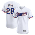 T.Rangers #28 Jonah Heim Player White Gold Collection Limited Elite Hdoa Stitched Jerseys