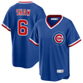 C.Cubs #6 Matt Shaw Player Royal T-shirt Cooperstown Collection Limited Hdoa Stitched Jerseys