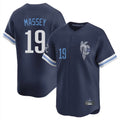 KC.Royals #19 Michael Massey Player Navy City Connect Limited Home Hdoa Stitched Jerseys