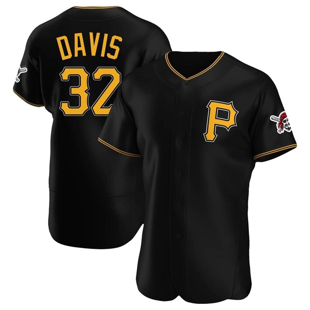 P.Pirates #32 Henry Davis Player Black Alternate 2025 Home Limited Elite Hdoa Stitched Jerseys