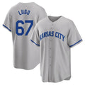 KC.Royals #67 Seth Lugo Player Gray Game Home Hdoa Stitched Jerseys