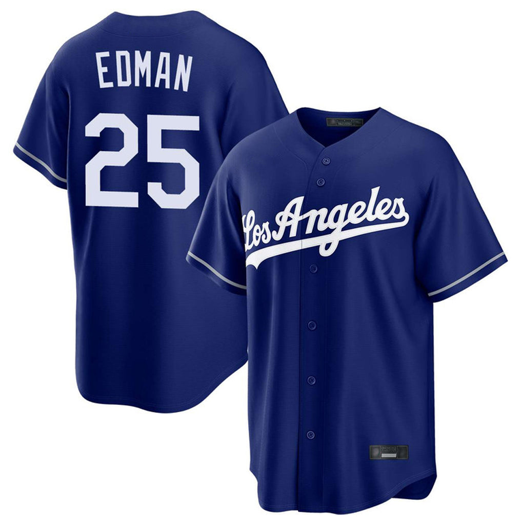 LA.Dodgers #25 Tommy Edman Player Royal Game Hdoa Stitched Jerseys
