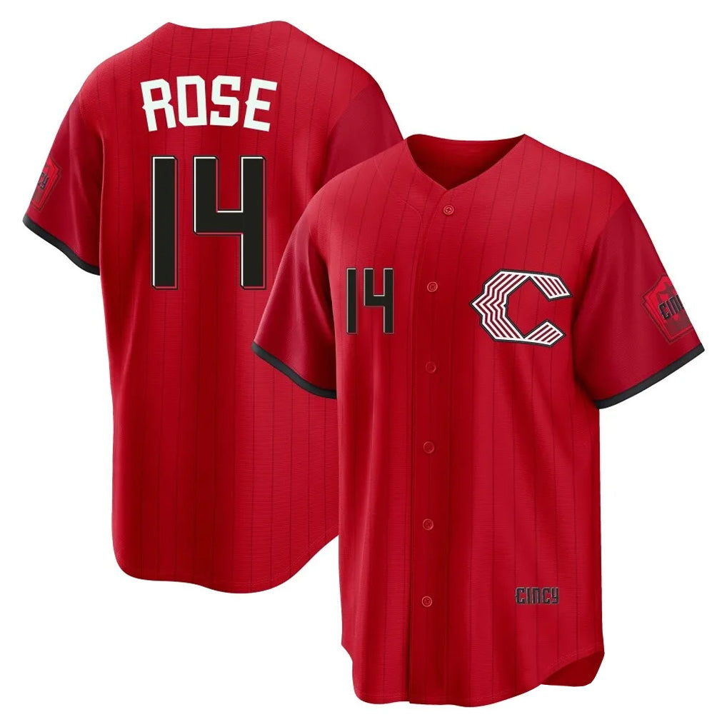 C.Reds #14 Pete Rose Player Red 2026 City Connect Home Game Hdoa Stitched Jerseys