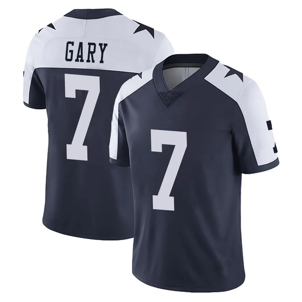 D.Cowboys #7 Rashan Gary Player Navy-White Limited Alternate Vapor Untouchable Home Game Hdoa Stitched Jerseys