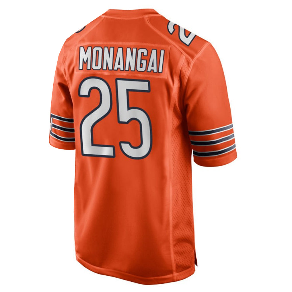 C.Bears #25 Kyle Monangai Player Orange Home Game Hdoa Stitched Jerseys