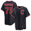C.Guardians #75 Connor Brogdon Player Navy Home Game Hdoa Stitched Jerseys