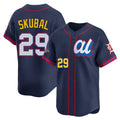 D.Tigers #29 Tarik Skubal Player Navy Limited American League All-Star Edition Hdoa Stitched Jerseys