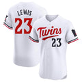 M.Twins #23 Royce Lewis Player White Home Limited Elite Hdoa Stitched Jerseys