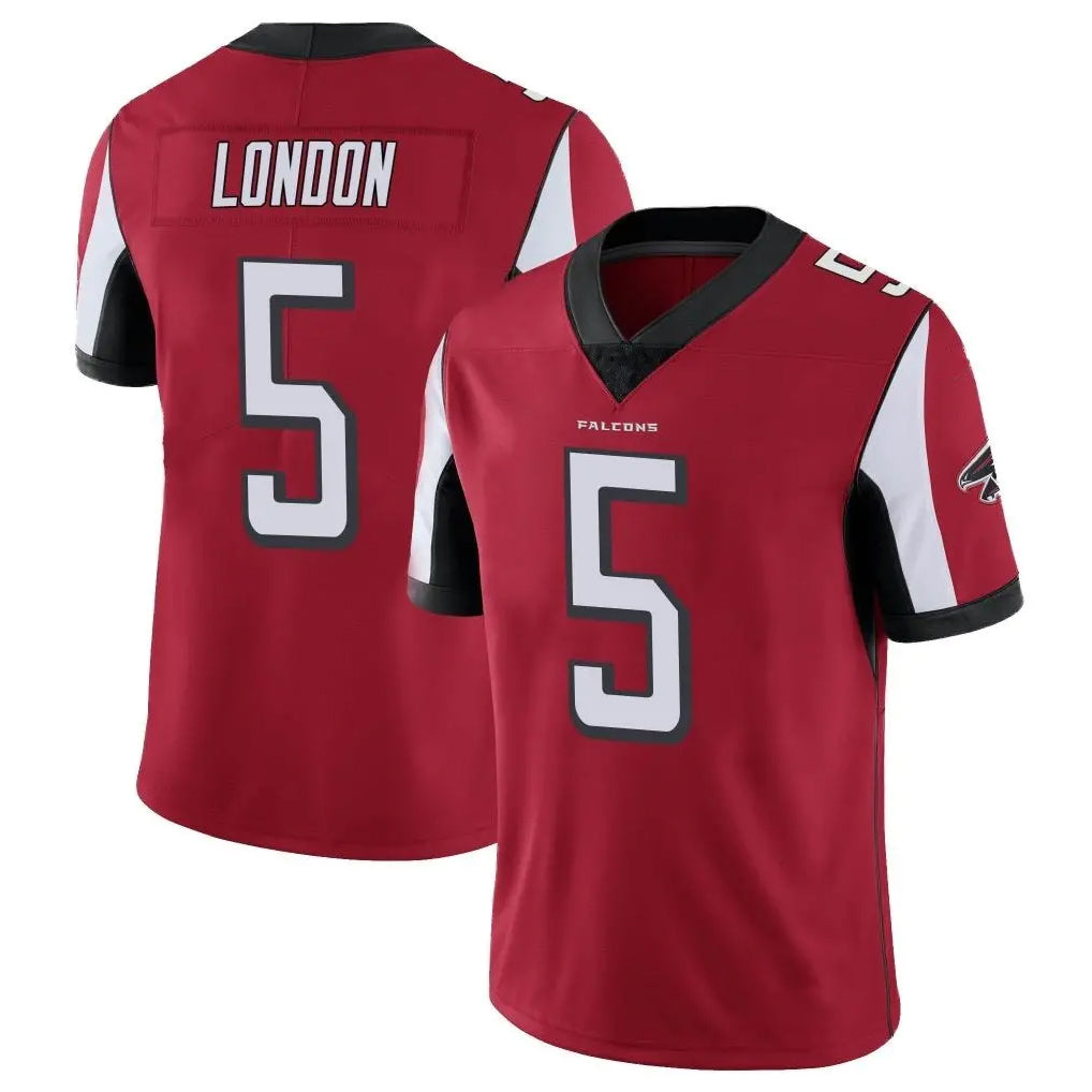A.Falcons #5 Drake London Player Red Color Vapor Untouchable Limited Home Game Hdoa Stitched Jerseys