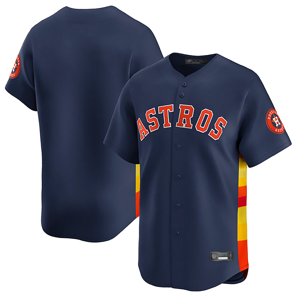 H.Astros ## Astros Blank Player Navy Home Limited Hdoa Stitched Jerseys