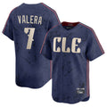C.Guardians #7 George Valera Player Navy City Connect Limited Home Hdoa Stitched Jerseys