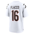C.Bengals #16 Joe Flacco Player White Home Game Hdoa Stitched Jerseys