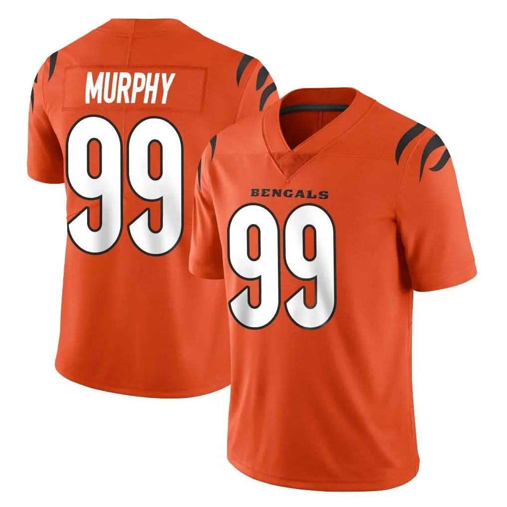 C.Bengals #99 Myles Murphy Player Orange Vapor Untouchable Limited Home Game Hdoa Stitched Jerseys