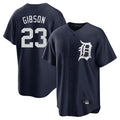 D.Tigers #23 Kirk Gibson Player Navy Game Home Hdoa Stitched Jerseys