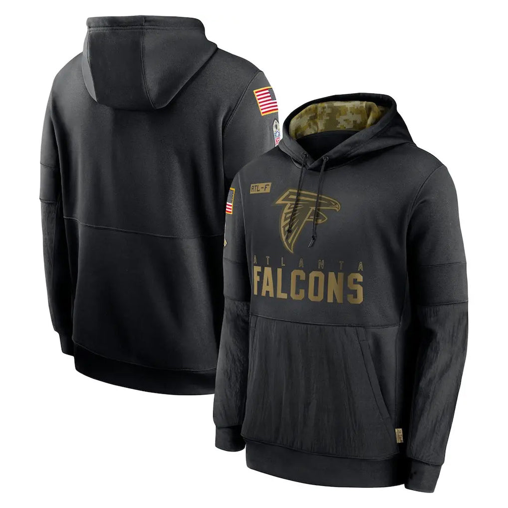 A.Falcons ## Falcons Blank Player Black Salute to Service Fleece Hoodie Hdoa Stitched Jerseys