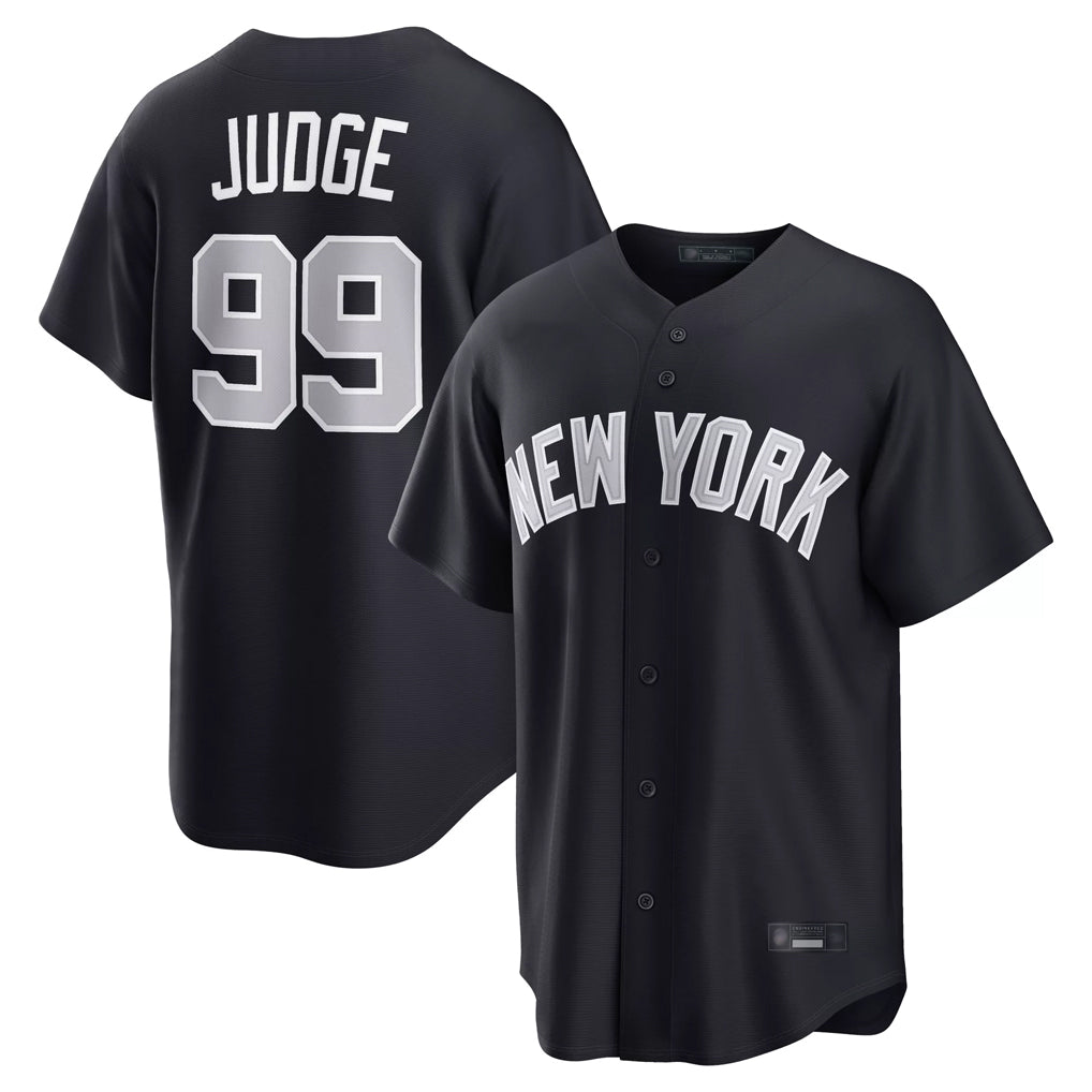 NY.Yankees #99 Aaron Judge Player Navy Home Game Hdoa Stitched Jerseys