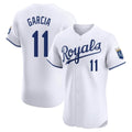 KC.Royals #11 Maikel Garcia Player White Alt Limited Elite Home Hdoa Stitched Jerseys