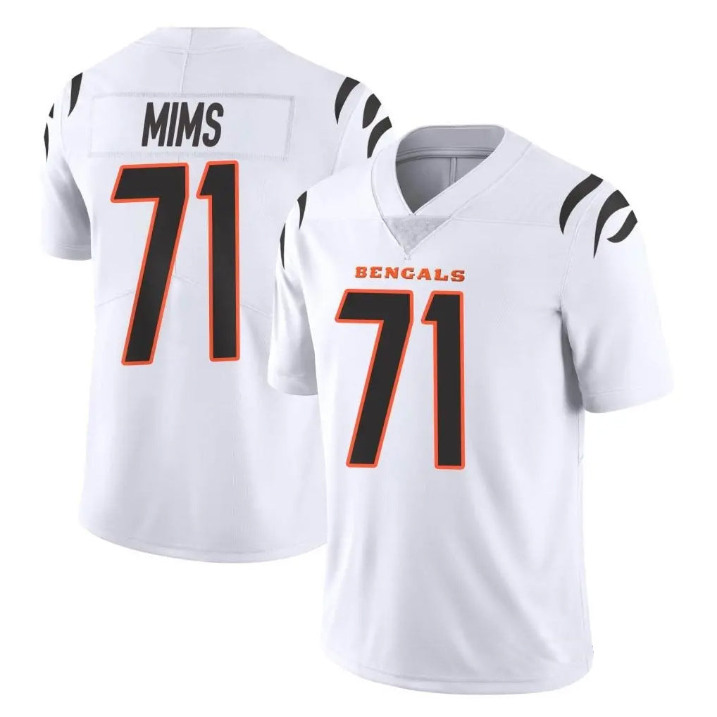 C.Bengals #71 Amarius Mims Player White Vapor Untouchable Limited Home Game Hdoa Stitched Jerseys