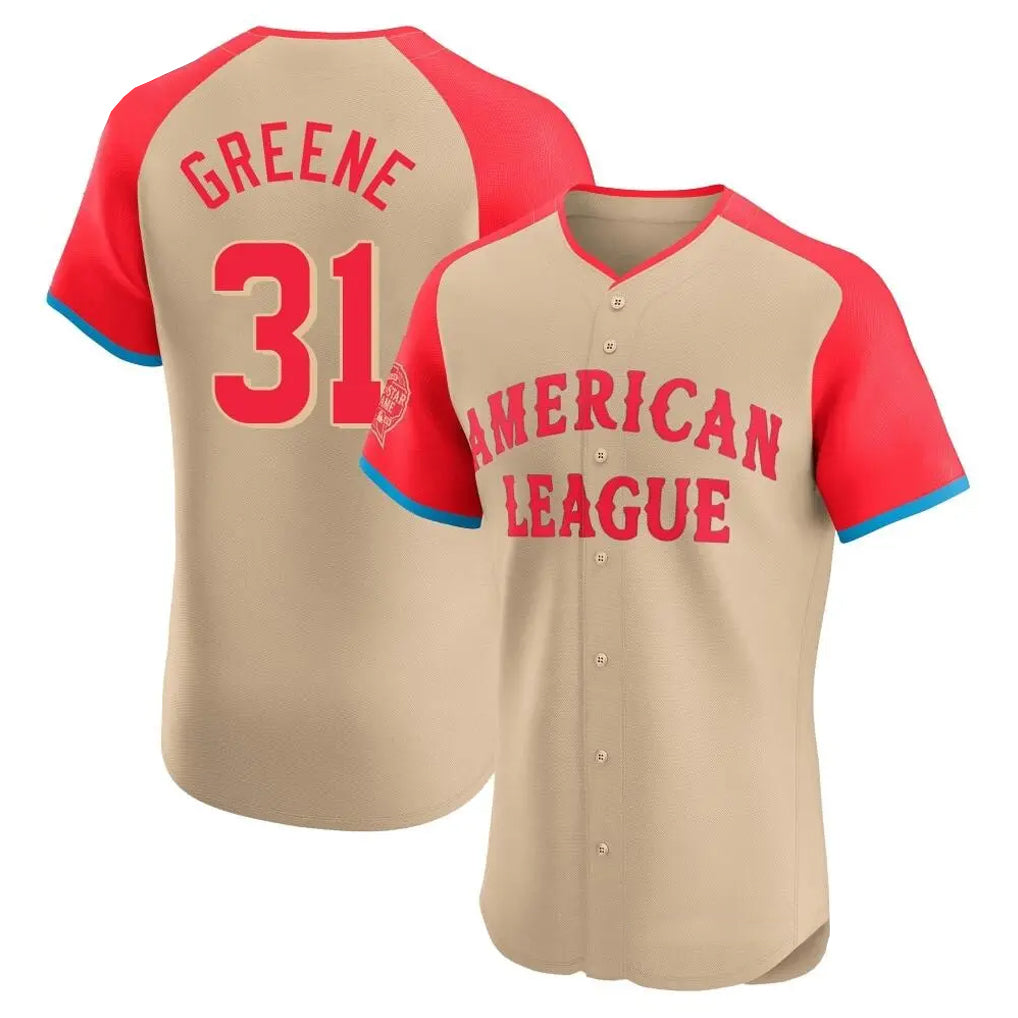 D.Tigers #31 Riley Greene Player Cream American League All-Star Limited Elite Home Hdoa Stitched Jerseys